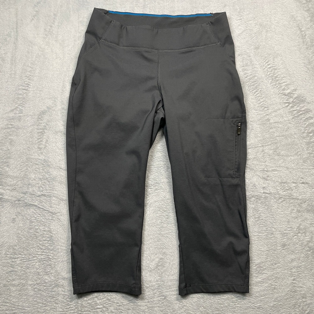 Columbia Omni-Shield Capri Pants Womens Small Gray Hiking Athletic Outdoor